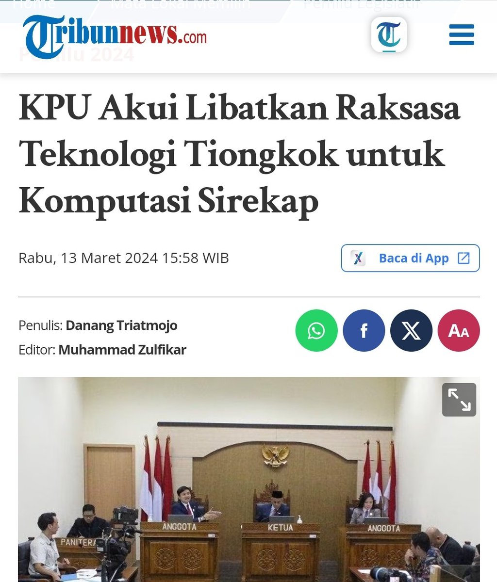 Ketua <a href="/KPU_ID/">KPU RI</a> pembohong Sialan. Dia main main dengan urusan Negara. Ini orang Wajib ditangkap. Pengen gw tonjok tuh Ketua KPU. Bikin emosi..