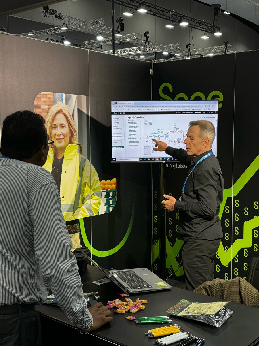 AptusLtd's tweet image. Day three at APPEX Expo - the excitement continues! Connecting with so many fantastic businesses has been great, and more engaging conversations await. 

Visit Booth 150 to see how Aptus Business Solutions can transform your Process Manufacturing organisation!

#APPEX #processing