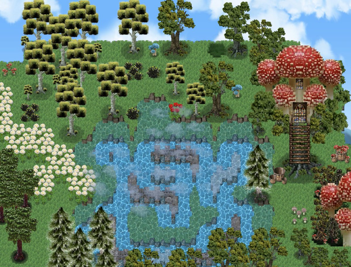 RPGMakerSeries's tweet photo. 🍄New DLC Release!🏘
[NEONPIXEL - Mixed Tile Assets 2]
Explore fantasy-style mushroom villages, ruined gardens and the like with this immersive fantasy tile asset collection!
MZ: https://t.co/TRb9RuLxVx
MV: https://t.co/KySKsl9zSE
#tileassets #gameassets #rpgmaker https://t.co/1n0AY5IDTI