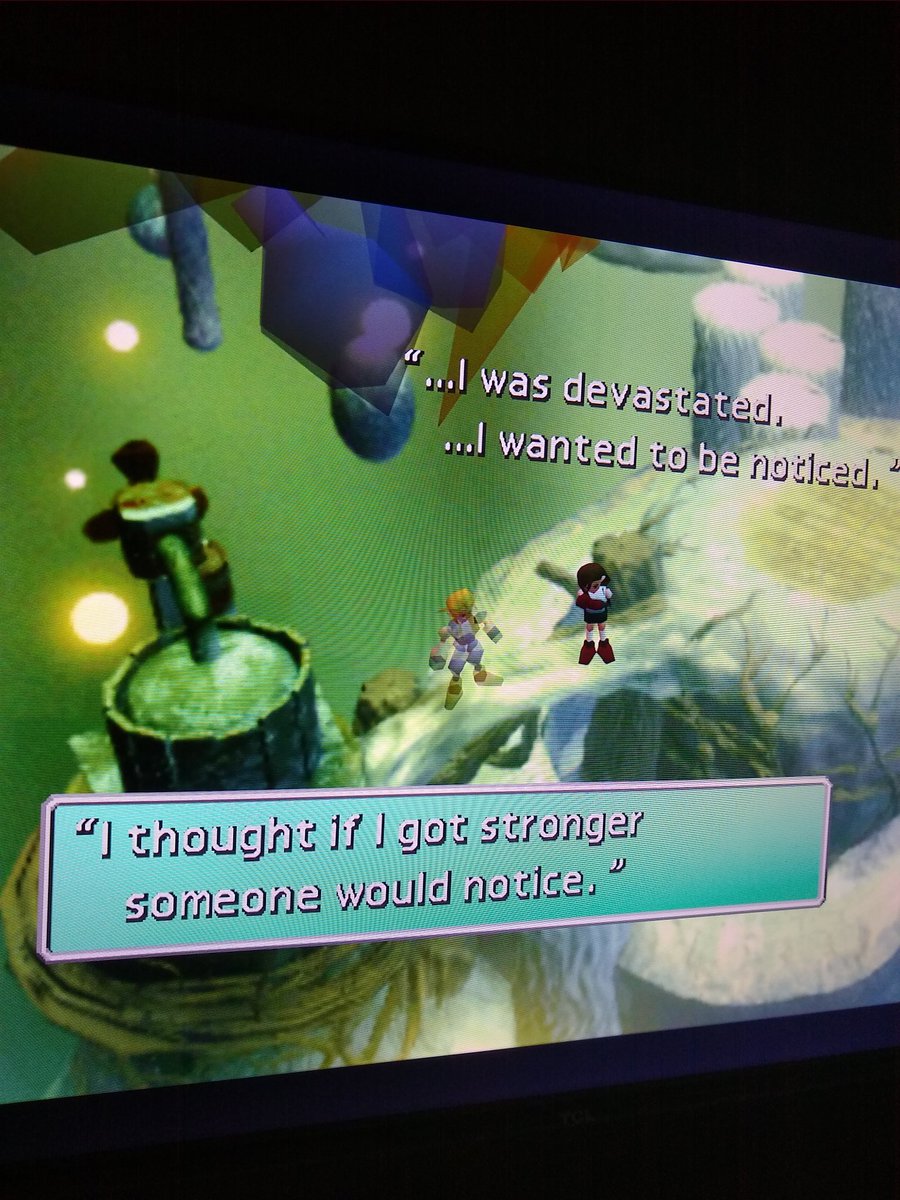 ChrissyxYah's tweet photo. Why he wanted to join SOLDIER, its all right here folks! #Cloti #FF7 #OGFF7 https://t.co/Xm9TprQ4nD