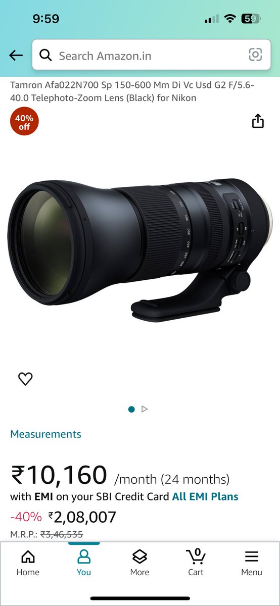 sam_cool13's tweet photo. Are we being cheated by MNC’s looks like a clear violation of regulations. One item which has a Maximum MRP on the official website @ 127,000 INR. Is listed with an inflated MRP of 3,45,535 INR on @amazonIN and discounted price is 2,08,007 INR. Just wondering isn’t it unethical? https://t.co/i9Ngq5BcIc