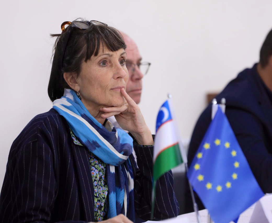 EU_Tashkent's tweet photo. “I’m happy for my 6th mission to Termez to come along with 6 Ambassadors. It’s a sign of great interest &amp; commitment from EU &amp; its Member States for social, cultural &amp; economic dev-t of Surkhandarya region.” @EUambUz

#TeamEurope Mission to Surkhandarya
🔗 https://t.co/aRsQUQd65T https://t.co/HtShempNjc
