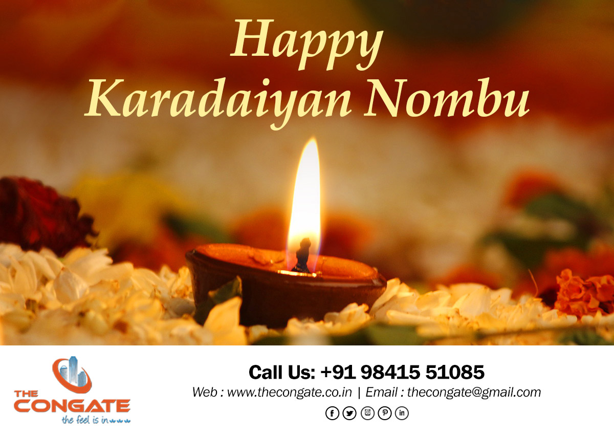 Happy Karadaiyan Nombu! #Karadaiyan #Nombu #KaradaiyanNombu #congate #thecongate #homes #HomeForSale #chennai