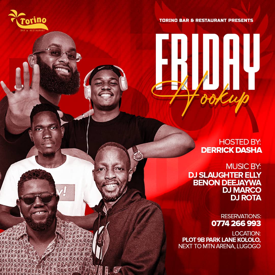 abi_nze's tweet photo. Fridays feel better at @Torino Bar and Restaurant..
Weekends start best with the best deejays... We are hooking up again with your favorite host @AineDasha
#HookUpFriday 💯💯 https://t.co/TDbGlZfKd7