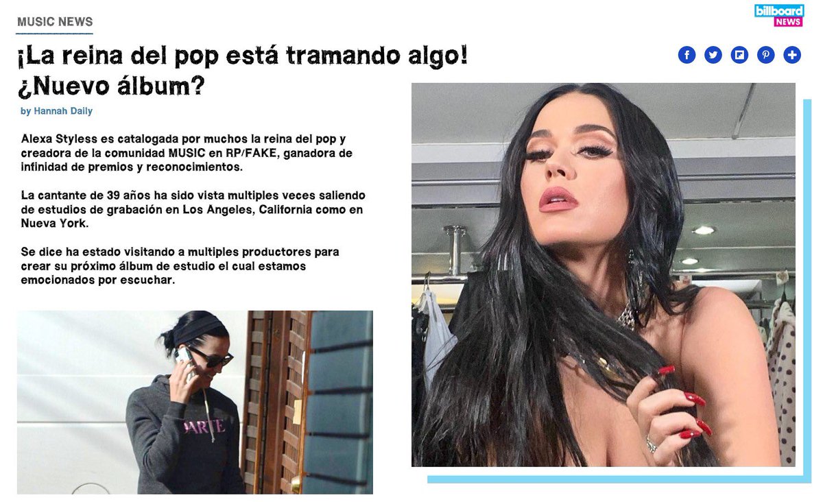BILLBOARDRPM's tweet photo. 𝗕𝗜𝗟𝗟𝗕𝗢𝗔𝗥𝗗 𝗡𝗘𝗪𝗦

¿Qué estará preparando? 😱 prometemos que nos estamos volviendo locos por escuchar más música 🎶 de la reina del pop. https://t.co/73FsUTzkNn