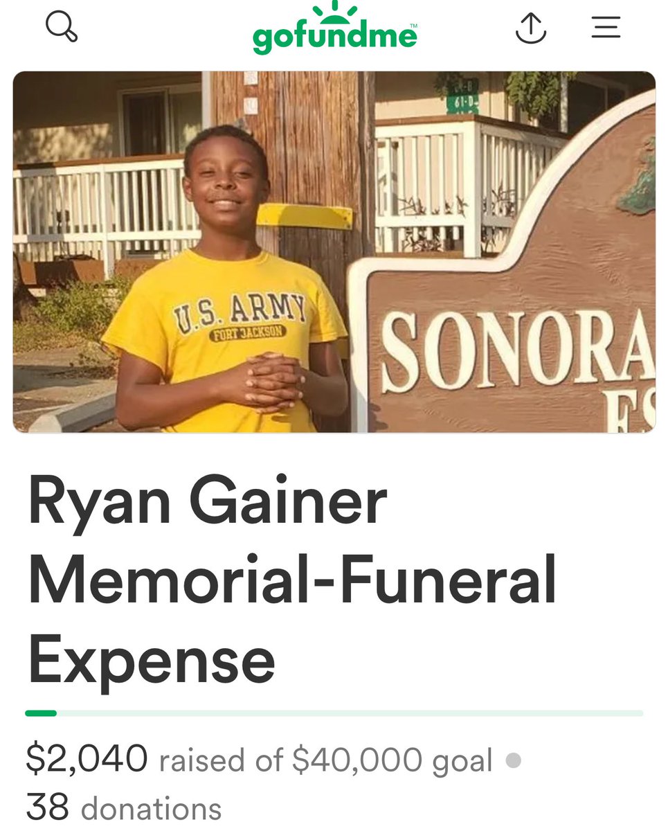 PplsCityCouncil's tweet photo. 🚨🚨🚨
FUNDRAISER FOR FAMILY OF RYAN GAINER

Ryan was a 15-year-old Autistic teenager whose life was taken far too soon at the hands of the San Bernardino Sheriff Deputies.

His family has started a GoFundMe. Please share and donate if you can: https://t.co/jsQftK50wn https://t.co/cmMonhLG8q