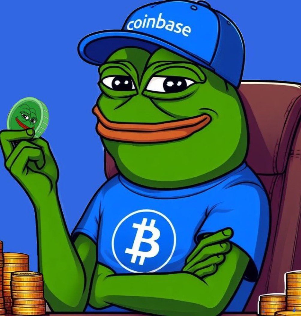 ZakaCrypto's tweet photo. 🐸💚
$PEPE 🐸 WILL DEFINITELY BE LISTED ON @coinbase  IN 2024 🚀
BUY $PEPE 🐸 (0x69)  BEFORE IT GETS TO  $69 BILLION MARKETCAP🚀🚀🚀 https://t.co/0ixU4JO9zC
