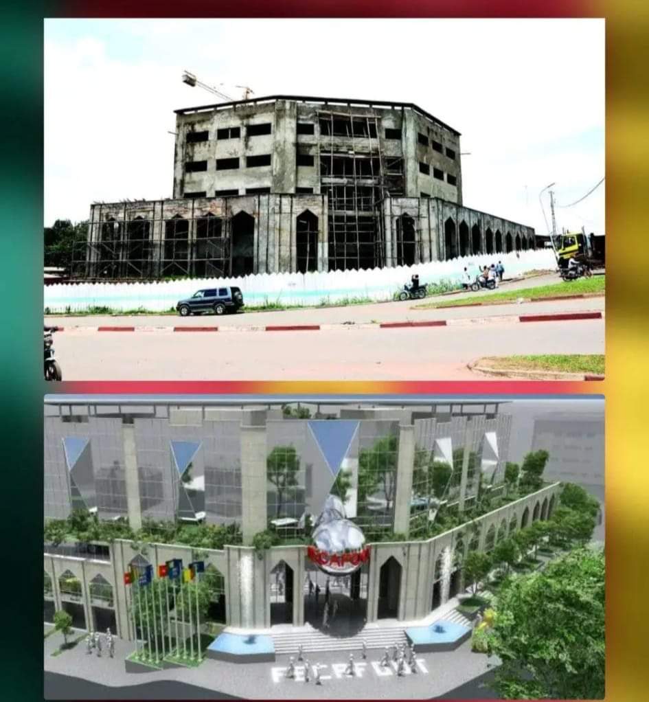 TheCameroonianZ's tweet image. Les autorités de la @FecafootOfficie n'attendent que la décision de la justice #Cameroon mettant fin au #litige foncier pour parachever ce joyau architectural...