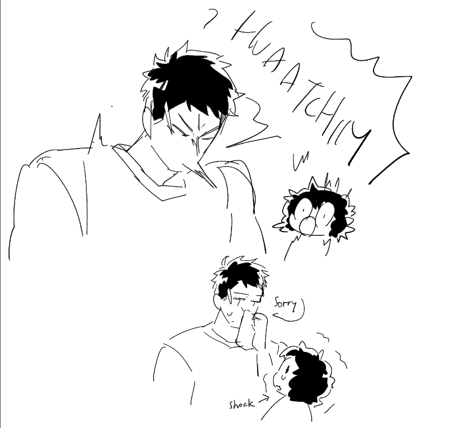 "Does Daji do the father sneeze thing?"

i think he is 