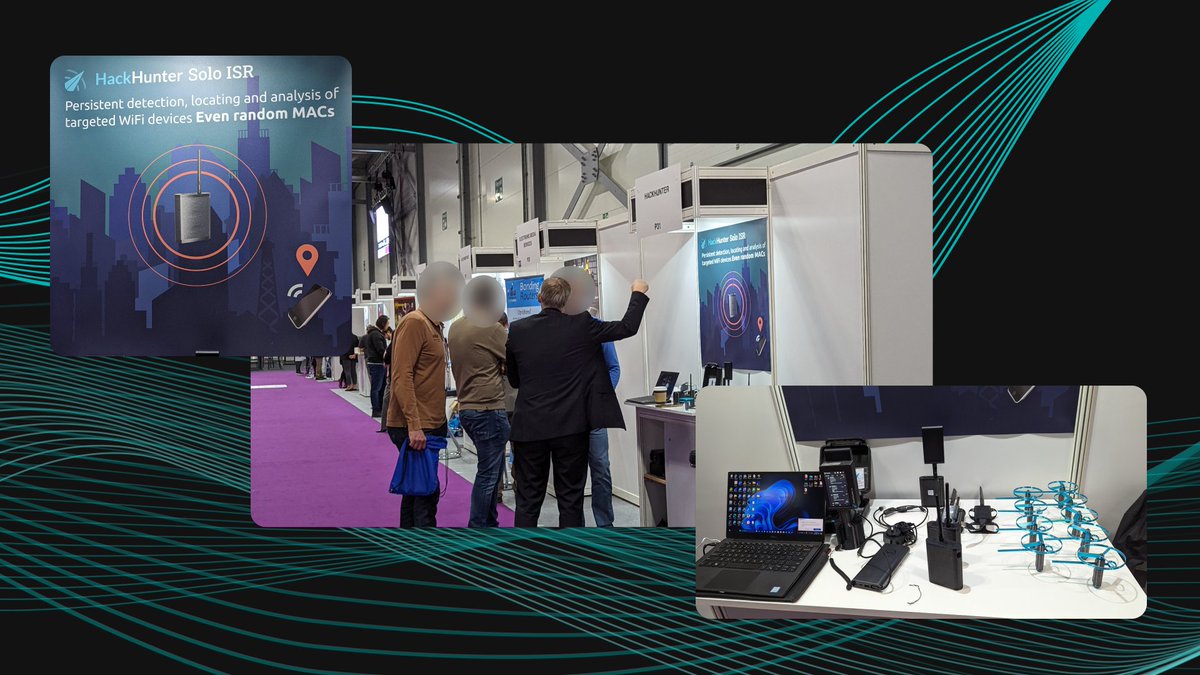 The Netherlands to Norway, Sweden to Slovakia✈ This week we've been talking all things HackHunter at #SecurityandPolicing 2024 with people from the UK, Baltic States, France, Germany, Netherlands, Scandinavia and Australia! At Pod 31

#wifisecurity #cybersecurity #ozcyber #TSCM