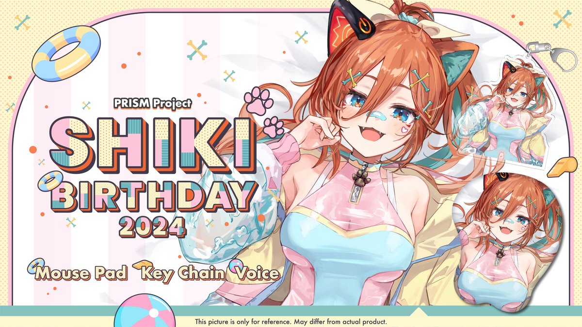 PRISMproj's tweet image. Shiki Miyoshino&apos;s Birthday 2024 merchandise is now available! 🎉

Take home a beautiful mousepad illustrated by 巻羊-sensei!

⏰Orders Close: 3/28 @ 06:59 PT (2/19 23:59 JST)
prismproject.booth.pm/items/5547200

#PRISMProject #ShikiMiyoshino