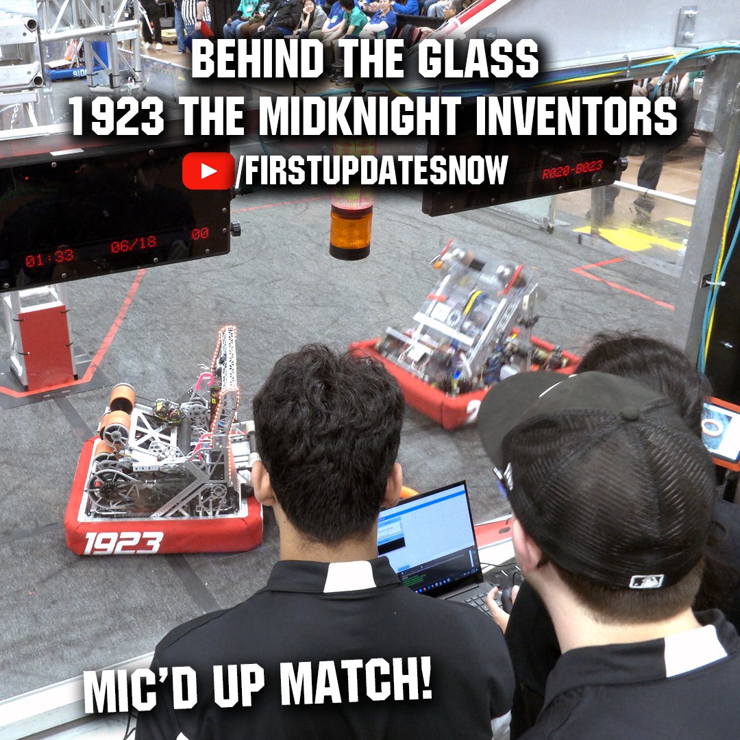 FUN FRC (@funfrc) on Twitter photo youtu.be/hIsmREKDApE Get mic'd up with FMA Allentown champions <a href="/FRC1923/">MidKnight Inventors</a> The MidKnight Inventors Inventors in Q26. youtu.be/hIsmREKDApE Get mic'd up with FMA Allentown champions <a href="/FRC1923/">MidKnight Inventors</a> The MidKnight Inventors Inventors in Q26.