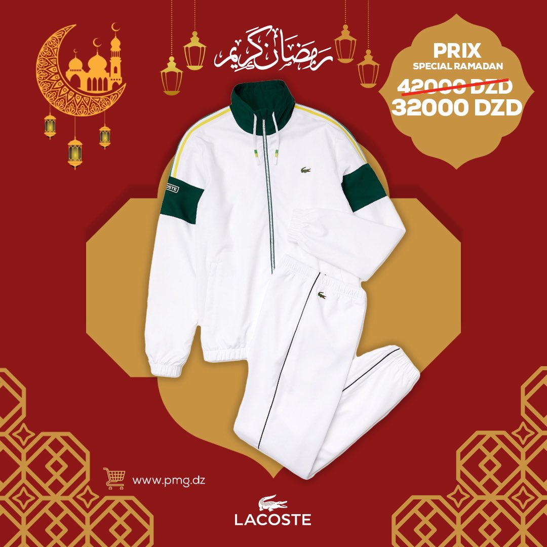 PlayModeGroup's tweet image. Ramadan kareem 🌙 #lacoste X #pmg