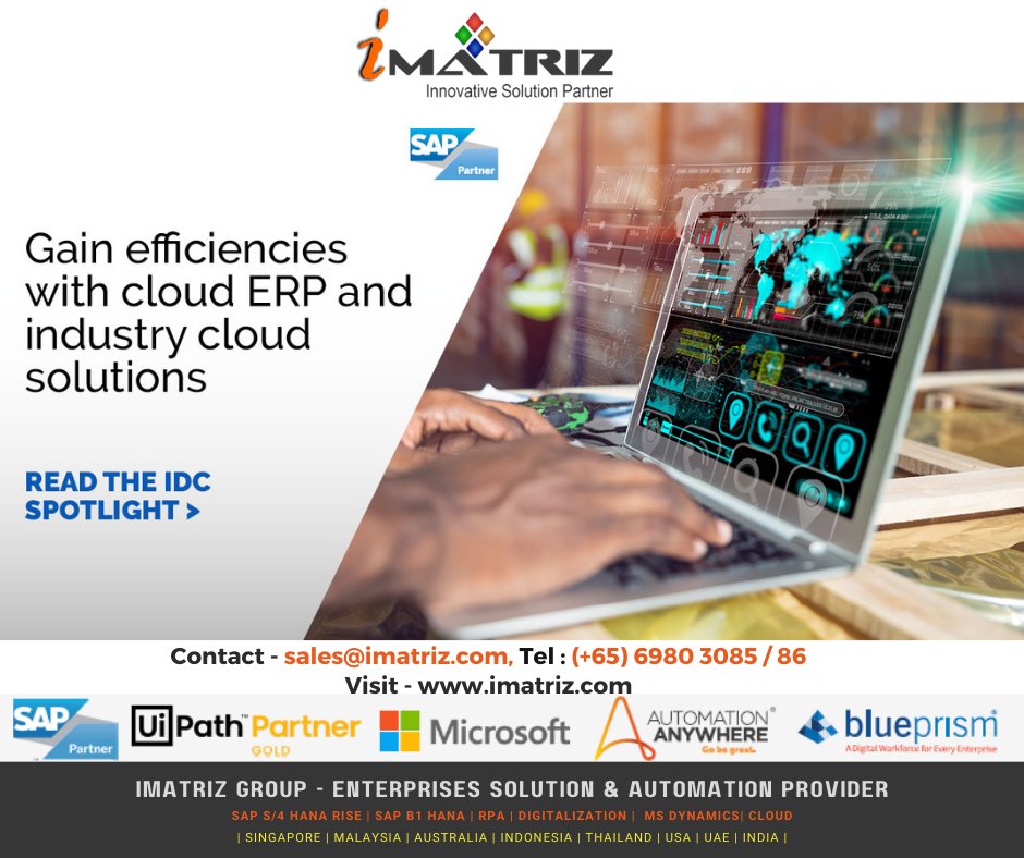 iMatriz's tweet photo. SAP RISE, SAP S/4 HANA, SAP B1H, SAP Public and Private cloud
#SAPRISE #SAPHANA #RISE #SAPS4HANA #SAPRESELLER #SAPPARTNER #SAPVAR #XRP #SAPLICENSE #SAPSERVICES #iMATRIZ E- sales@imatriz.com, https://t.co/vTmcsEjb9t
https://t.co/FrDwBFRYN6
SAP Partner : https://t.co/FhOv1WsK6u https://t.co/378cvRxy7S