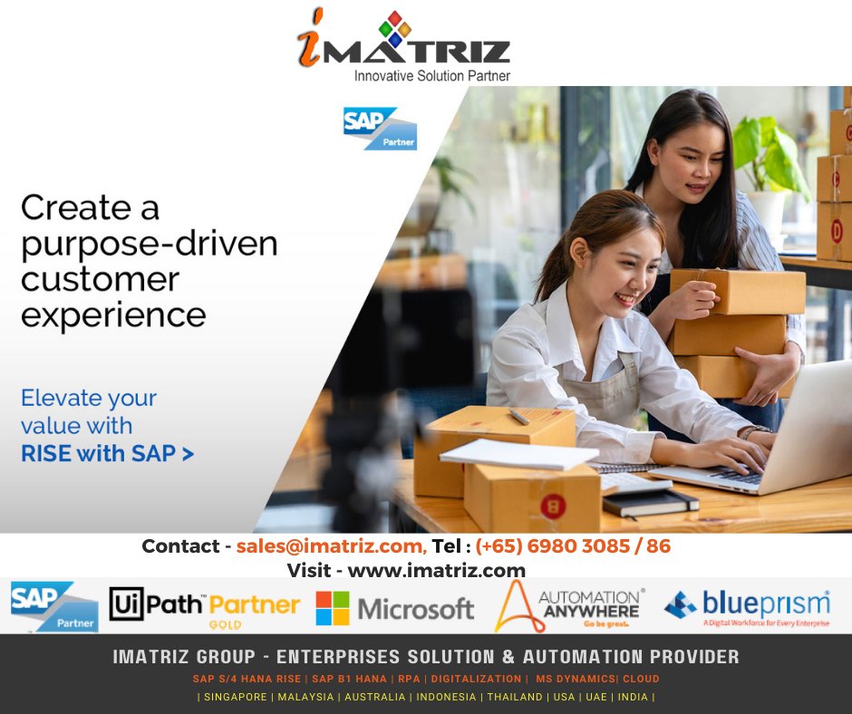 iMatriz's tweet photo. SAP RISE, SAP S/4 HANA, SAP B1H, SAP Public and Private cloud
#SAPRISE #SAPHANA #RISE #SAPS4HANA #SAPRESELLER #SAPPARTNER #SAPVAR #XRP #SAPLICENSE #SAPSERVICES #iMATRIZ E- sales@imatriz.com, https://t.co/vTmcsEjb9t
https://t.co/FrDwBFRYN6
SAP Partner : https://t.co/FhOv1WsK6u https://t.co/98yPyI3ABQ