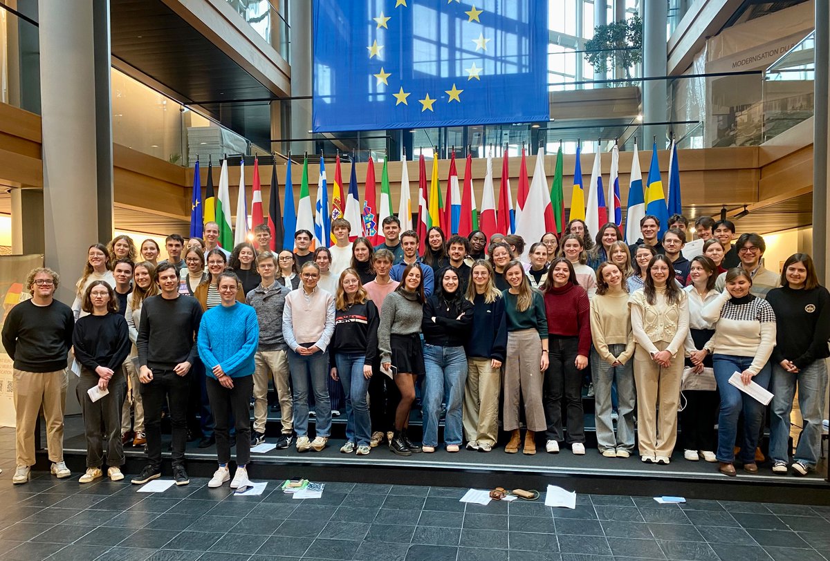 PDebusscher's tweet photo. Our Master’s EU Studies students are exploring the 🇪🇺 institutions in Strasbourg &amp; Luxembourg this week! Guided by @hendrikvos, they're delving into the European Parliament, the European Court of Justice, the Council of Europe &amp; even experiencing some of the vibrant 🇪🇺 nightlife https://t.co/dPsjJITko5