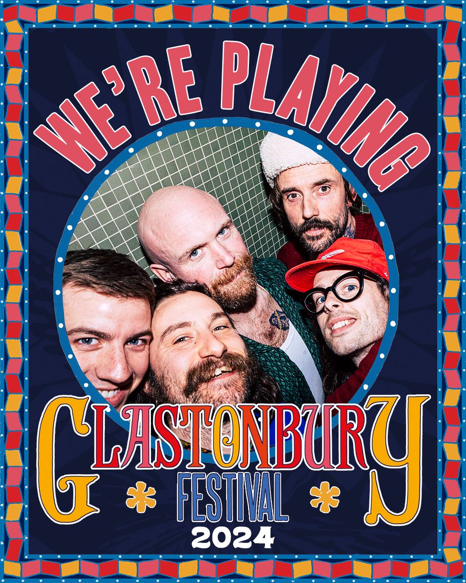 idlesband's tweet photo. IDLES are coming home. We are headlining the Other Stage at @glastonbury. Get your dancing shoes on. https://t.co/9qmCSNfgqX
