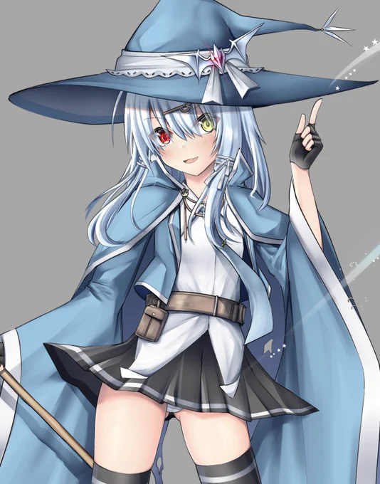 オリジナルの魔女の子をリメイクしたものです新しいやり方が馴染んできた気がします 