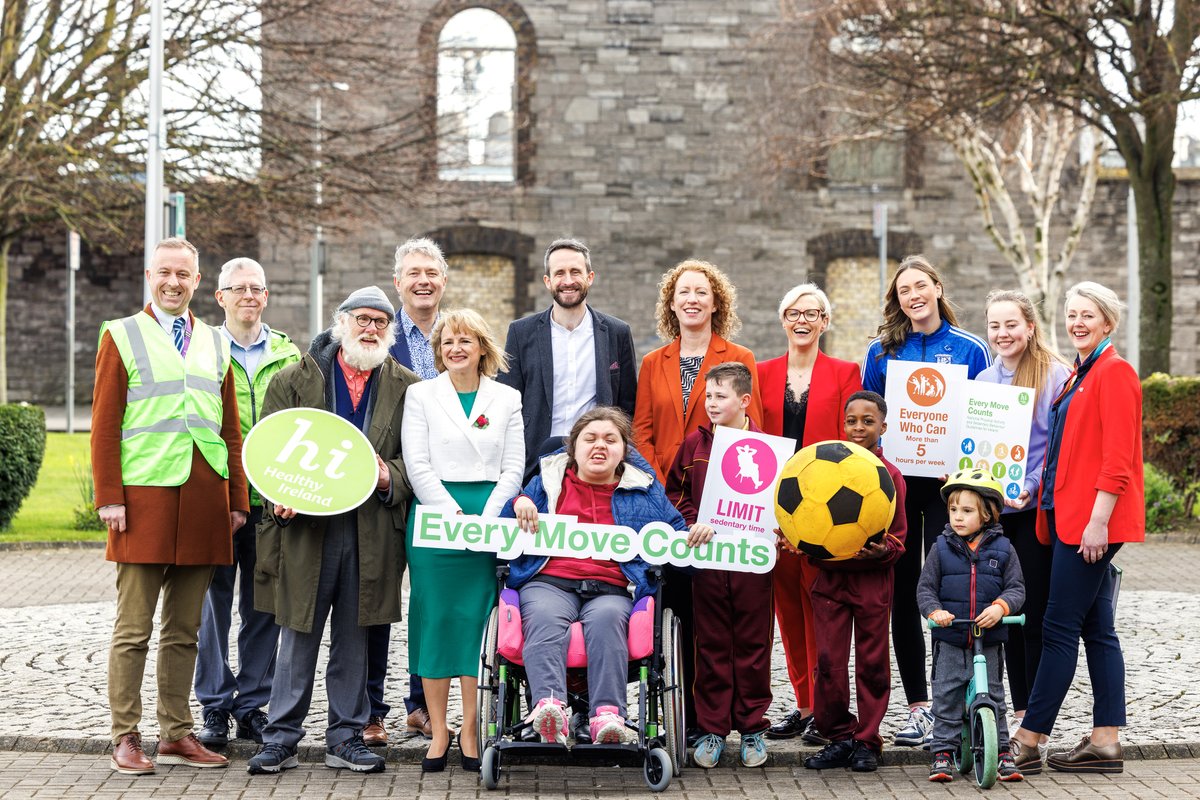 Thanks to the community for supporting of the new #EveryMoveCounts National Physical Activity Guidelines launch the other day, with allies from St. James's Primary in the Liberties, @StewartsCare & Dolphin House Community Centre, it really made the day: bit.ly/3TztmXX