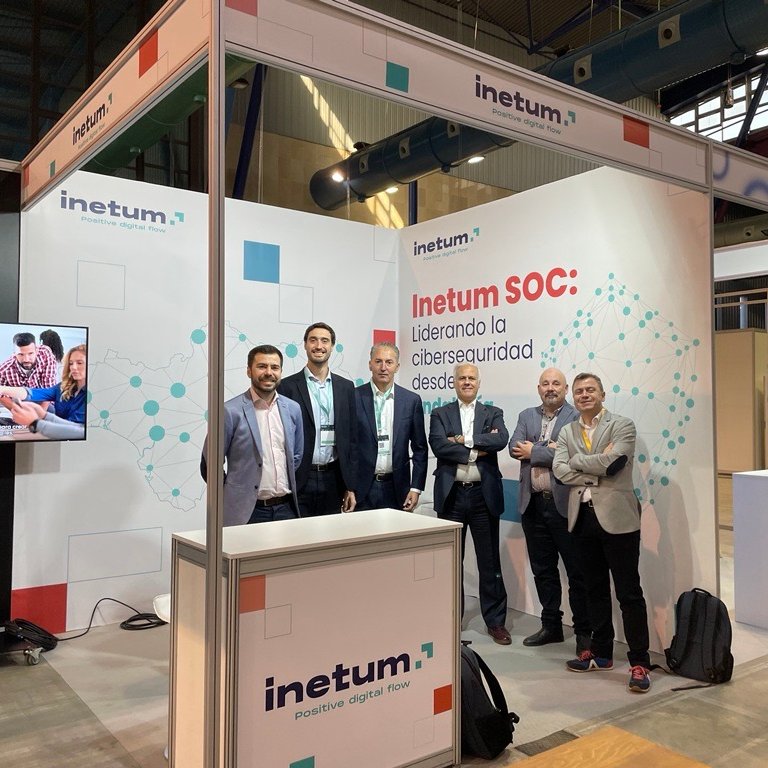 inetum_es's tweet photo. Segunda jornada en #CiberseguridadAND
Te esperamos en nuestro stand con un equipazo con el que podrás estar al tanto de las novedades en #ciberseguridad y nuestra apuesta por #Andalucía.
@CentroCiberAND
#SOC
#Inetum #Positivedigitalflow https://t.co/ejG7dE0YEr
