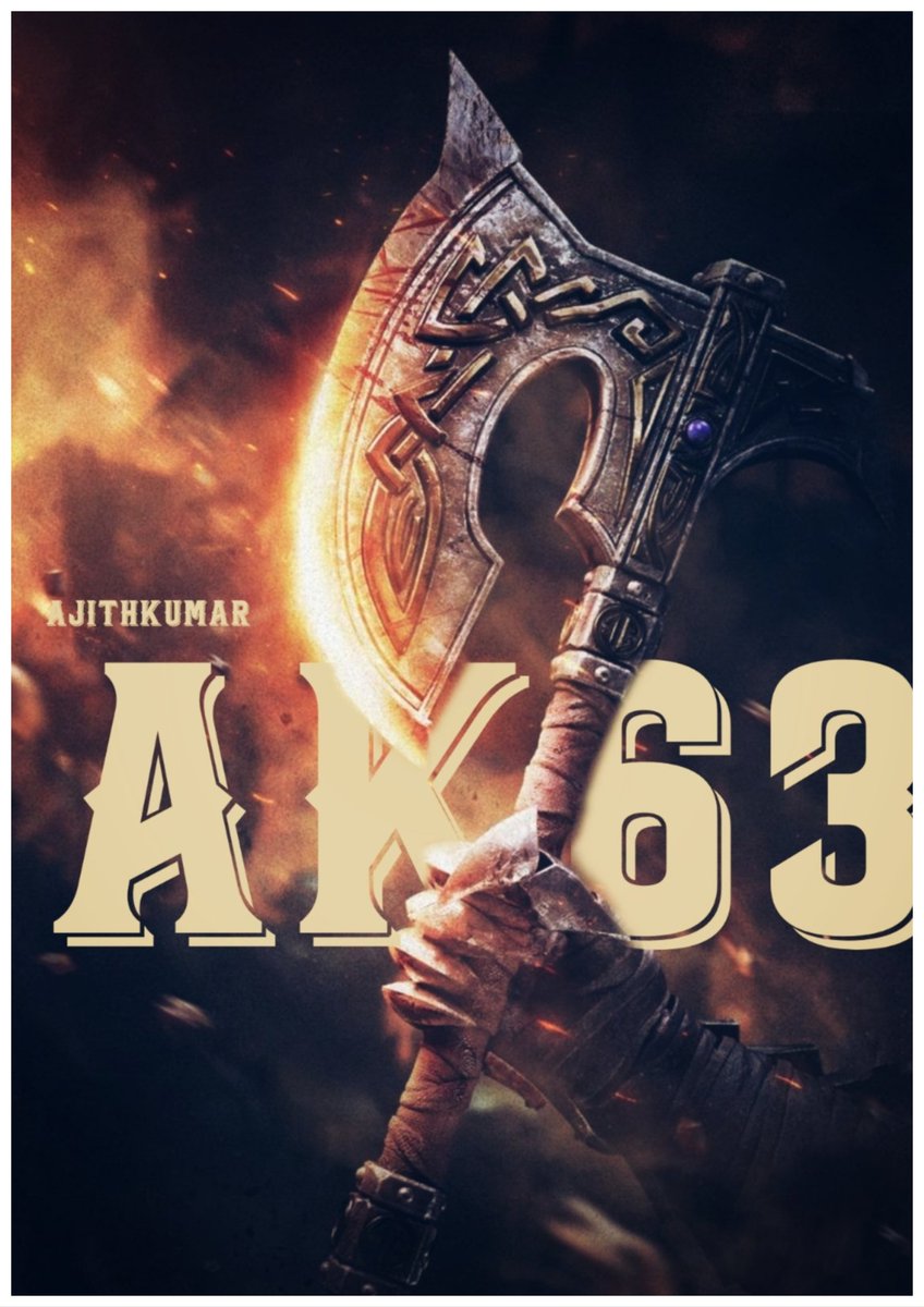 #AK63 ANNOUNCEMENT TODAY @ 6.30 PM