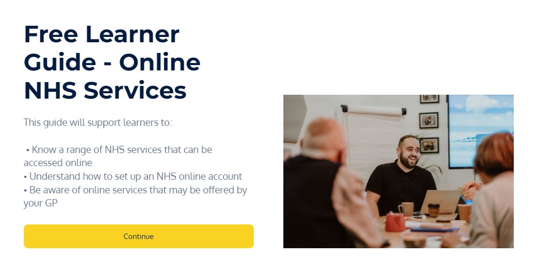 Did you know we have a guide for online NHS services on our Learnworlds platform? 💥Free to sign up 💥Download as a PDF and print 💥Support your learners to improve their health outcomes through digital. Click the link below startingpoint.getlearnworlds.com/course/free-le…