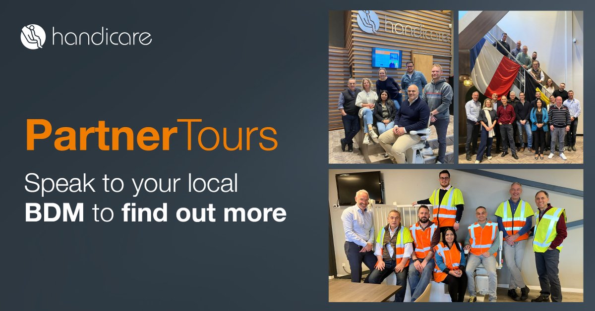 HandicareGlobal's tweet image. French and Belgian dealers recently explored our Heerhugowaard factory. From precision engineering to quality control, partners gained valuable insights. Contact your BDM to reserve your spot and discover the world of Handicare innovation! 💼🛠️ #FactoryTours #HandicareInnovation