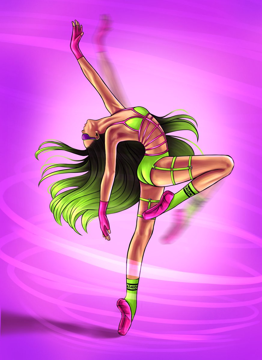 «Crazy Ballet»
3/5 available 
12 tez

Description of art, creation process and link ⬇️