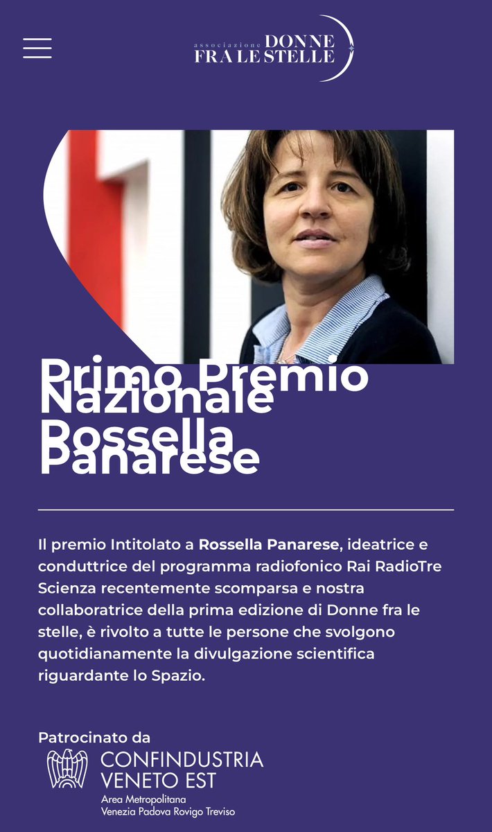 Scarica il bando 
donnefralestelle.it/wp-content/upl…