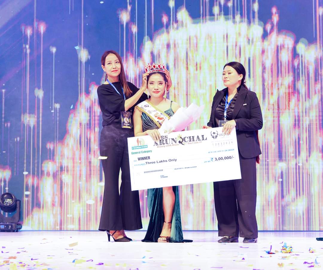 Naara_aaba's tweet photo. A heartfelt congratulations to the winners of the XII Naara Aaba Mrs. Arunachal 2024! Our deepest congratulations to these remarkable women, whose grace, strength, and beauty shone brightly on stage.
To all the incredible participants, you are winners in your own right. https://t.co/5YFtp4SxRr