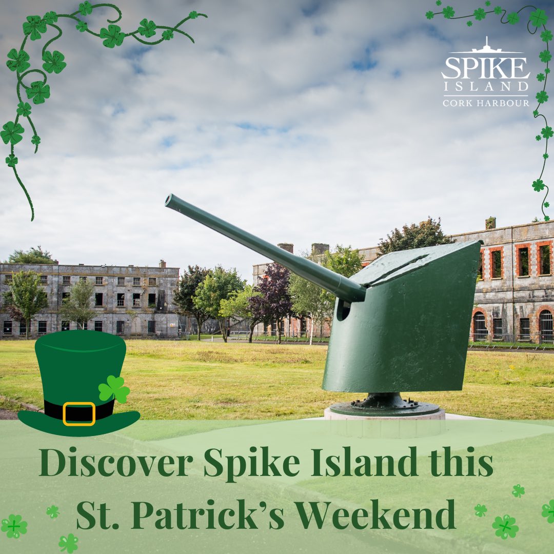 A trip to nearby @SpikeIslandCork would definitely be one of the top places to visit this St Patricks weekend. Only 15 minutes from @FotaIsland pre-booking is essential #CorkConcierge @VisitCobh @LesClefsdOrIntl #StPatricksDay2024