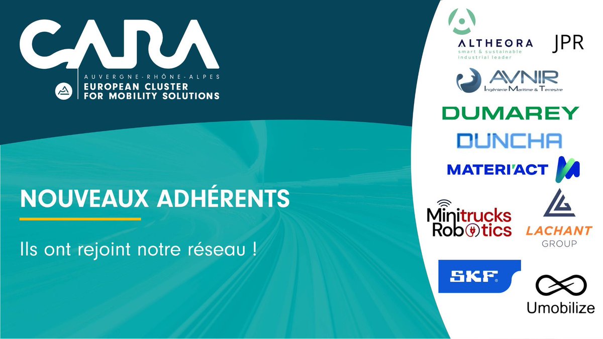 Les nouveaux membres du #réseau @caracluster ! 
Une variété d'organisme et de secteur qui apportent de nouvelles #compétences et de nouveaux savoir-faire. Pour découvrir ces 10 nouveaux adhérents, rendez-vous sur l'annuaire des membres 📗
cara.eu/fr/notre-resea…