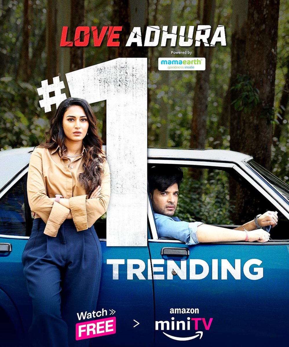 IamTeamKKundrra's tweet photo. Hey Homies !!!

Look What Is Trending as #LoveAdhura Is Winning Hearts 💕 

Continue To Watch The Show And

Make Sure You Are Dropping Reviews

On IMDb, Google Rating And On Other Rating Platforms !!

@kkundrra 🤵🧿

#LoveAdhura  #Sumit #LoveAdhuraOnAmazonMiniTV #KaranKundrra https://t.co/YOK0KkcX4t