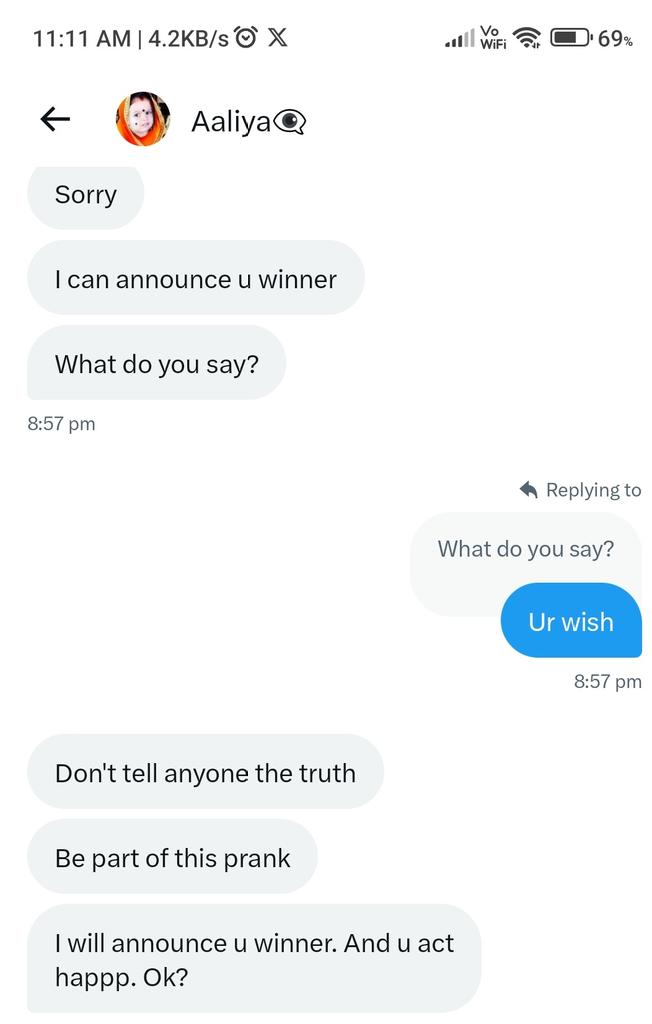 cOOlmind75's tweet photo. 🚨🚨 SCAM ALERT 🚨🚨

@aaliyaFaliya is organizes fake giveaways.  Please be careful.  And don't waste your time.

⚠️⚠️⚠️ https://t.co/RI3rkbPm96