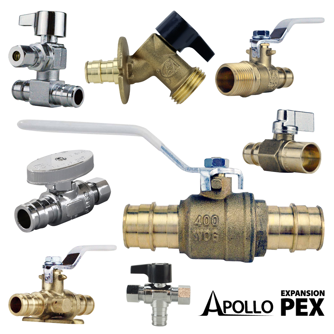 ApolloByTMG's tweet image. Need a PEX-A valve? We have ‘em! Ball, male, ice maker, sillcock, dual outlet, stops… #ApolloPEX #PEXA #MosackGroup