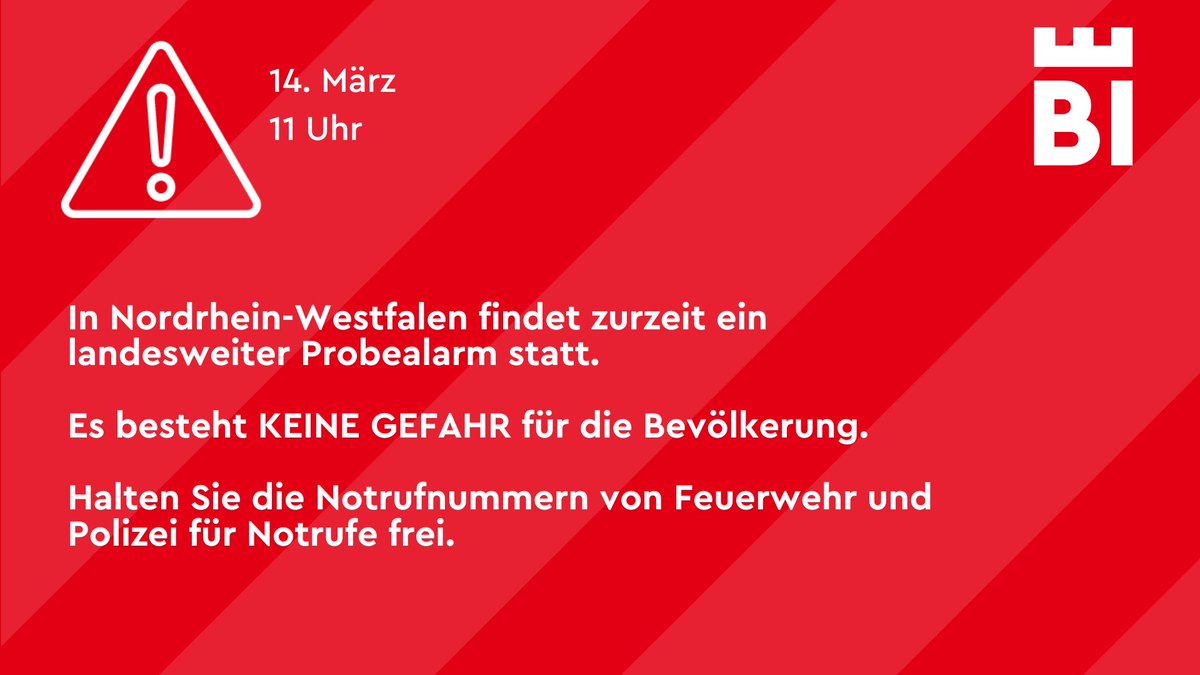 stadtbielefeld's tweet image. #warntag2024 #probealarm #warntag #nrw #stadtbielefeld #bielefeld