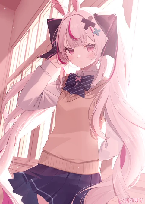 兎鞠まりさんのホワイトデーラッフルくじのイラストを描かせていただきました!よろしくお願いいたします 