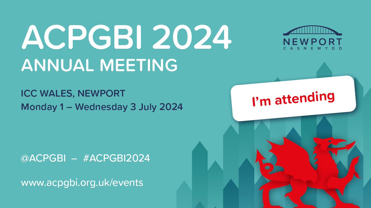 Get ready for an incredible experience at #ACPGBI2024 in ICC Wales! From cutting-edge lectures to interactive workshops, this event is a must-attend for colorectal surgery Don't miss out, register now & enjoy the convenience of staying on site 👉bit.ly/ACPGBI2024_Reg…