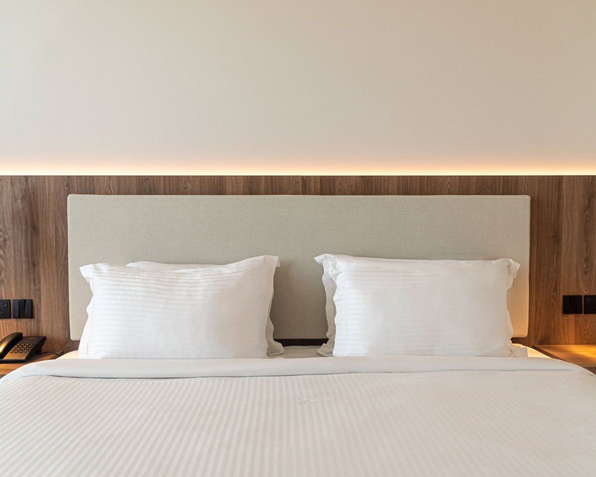 The plush bed beckons, promising a night of comfort with the gentle lullaby of the sea as your soundtrack.

Book your Superior Sea View room via the link bit.ly/3uzwDNu

#GrecianSands #GrecianHotels #Cyprus #Vacation