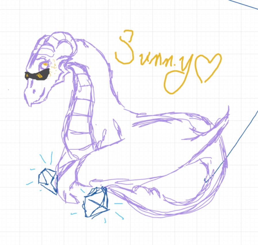 MoodyCryptid's tweet photo. Drew a silly little Sunny dragon on the whiteboard tonight :]
#tubbathon #modcast https://t.co/XsVizHubGo