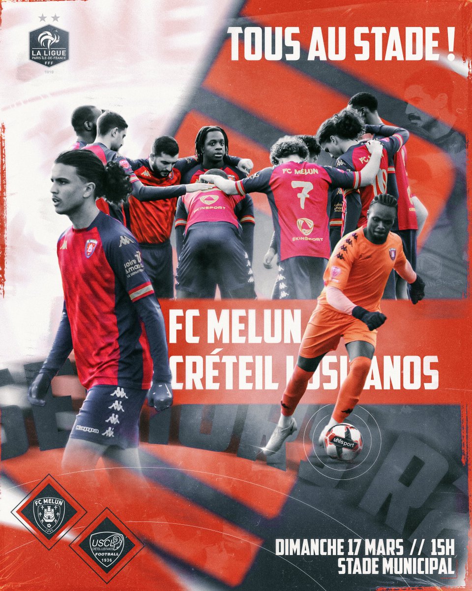 🔥 𝐓𝐎𝐔𝐒 𝐀𝐔 𝐒𝐓𝐀𝐃𝐄 ! 🔥

🏆 Match au sommet pour nos Seniors R2

📅 Rendez-vous 𝐝𝐢𝐦𝐚𝐧𝐜𝐡𝐞 𝟏𝟓𝐡 𝐚𝐮 𝐬𝐭𝐚𝐝𝐞 𝐏𝐚𝐮𝐥
𝐅𝐢𝐬𝐜𝐡𝐞𝐫 pour soutenir notre équipe et les encourager
vers la victoire ! Tous au stade !