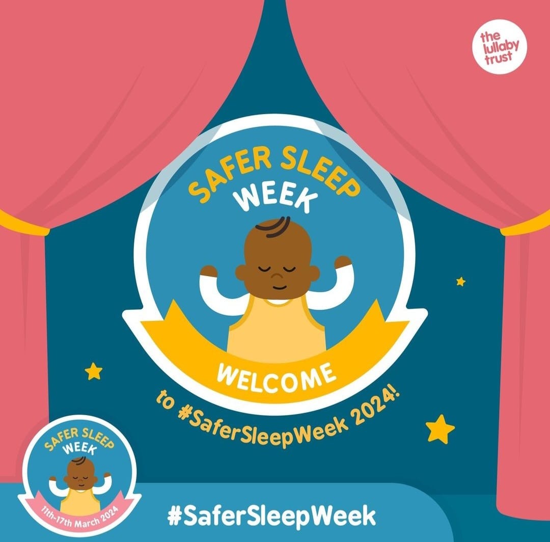 Cake sale today outside WH Smiths at Darlington Memorial Hospital 10am-2pm 🧁 Join us for a sweet treat & tips on safe sleep for babies with our friendly team from Paedatrics & A&E. Raising money for @LullabyTrust #SaferSleepWeek
