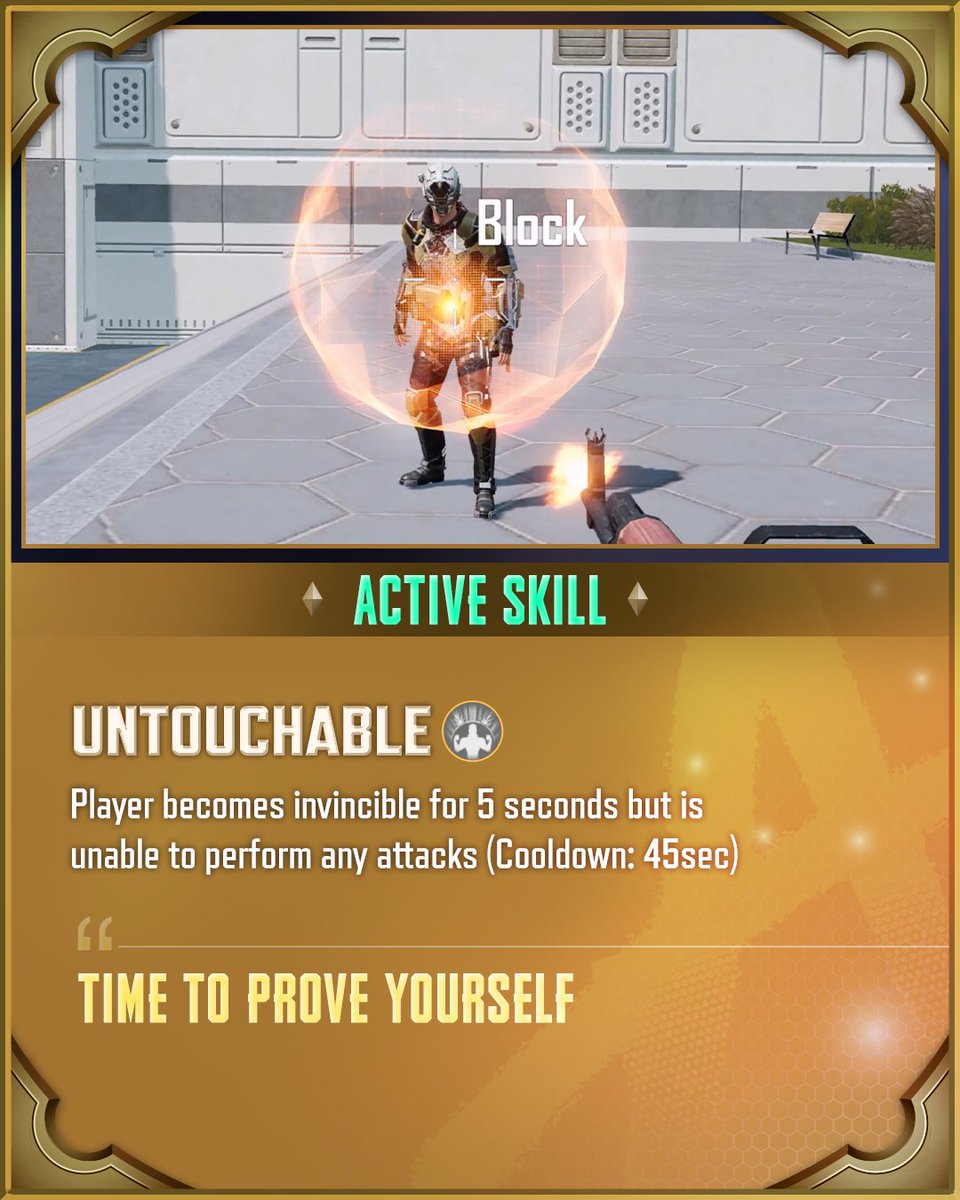 NEWSTATEMOBILE's tweet photo. 🛡️
NEW STATE HEROES - BLOCKER
☠️ Anybody who stands in his way, stands no longer.

🔥 Blaze into Battle with Blocker! 🛡️
🚀 Swift prep, fearless charge.
💥 Smash through enemy lines with unstoppable force!

#NEWSTATEMOBILE #NEWERA #NEWSTATEHERO #BLOCKER https://t.co/rDoOaWkX5x