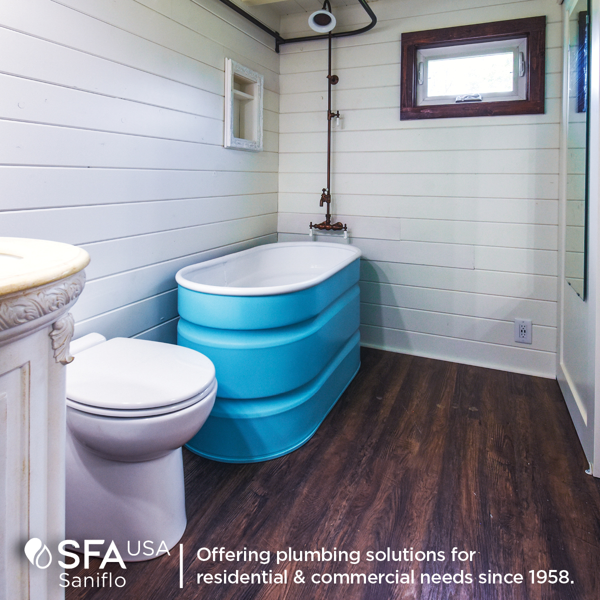 SanifloUSA's tweet photo. What a gorgeous tiny home created by @PerchAndNest! #Saniflo’s #SANICOMPACT allows you to build a new #halfbath #ANYWHERE. What a perfect eco-friendly, sleek, space saving option!
Learn how you can make your dream a reality and save money in the process. https://t.co/gnqoyy3Myy https://t.co/NWRMPEAuy2