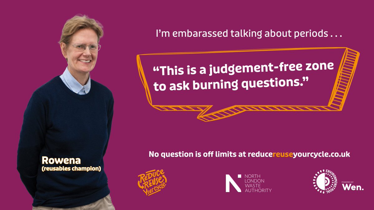 Asking questions about reusable period products might feel awkward – but it doesn’t have to be. Islington Councillor @Rowchampion explains that our Reduce, Reuse, Your Cycle campaign is a “judgement-free zone to ask burning questions.” Read our FAQs at reducereuseyourcycle.co.uk