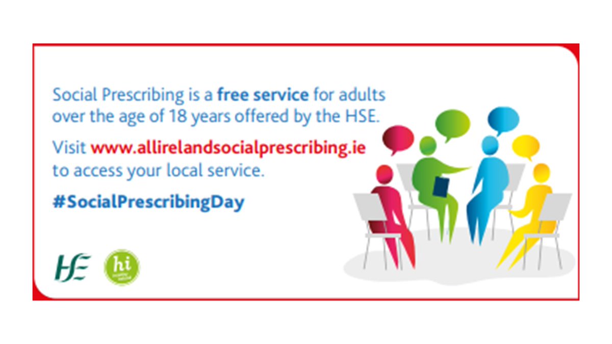 Today is #SocialPrescribingDay! Social Prescribing empowers people with social, emotional or practical needs to find solutions that improve their health and wellbeing, using the many assets and supports already available within communities.
allirelandsocialprescribing.ie