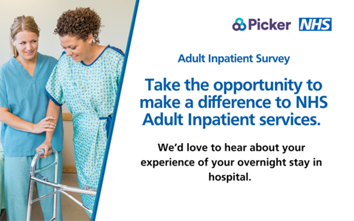 Have you had a recent overnight stay within our hospitals?

We want to hear from you!

If you receive the #2023AdultInpatientSurvey in the post, please take a moment to share your thoughts and help CUH continue to deliver the best care possible.

#Excellent
