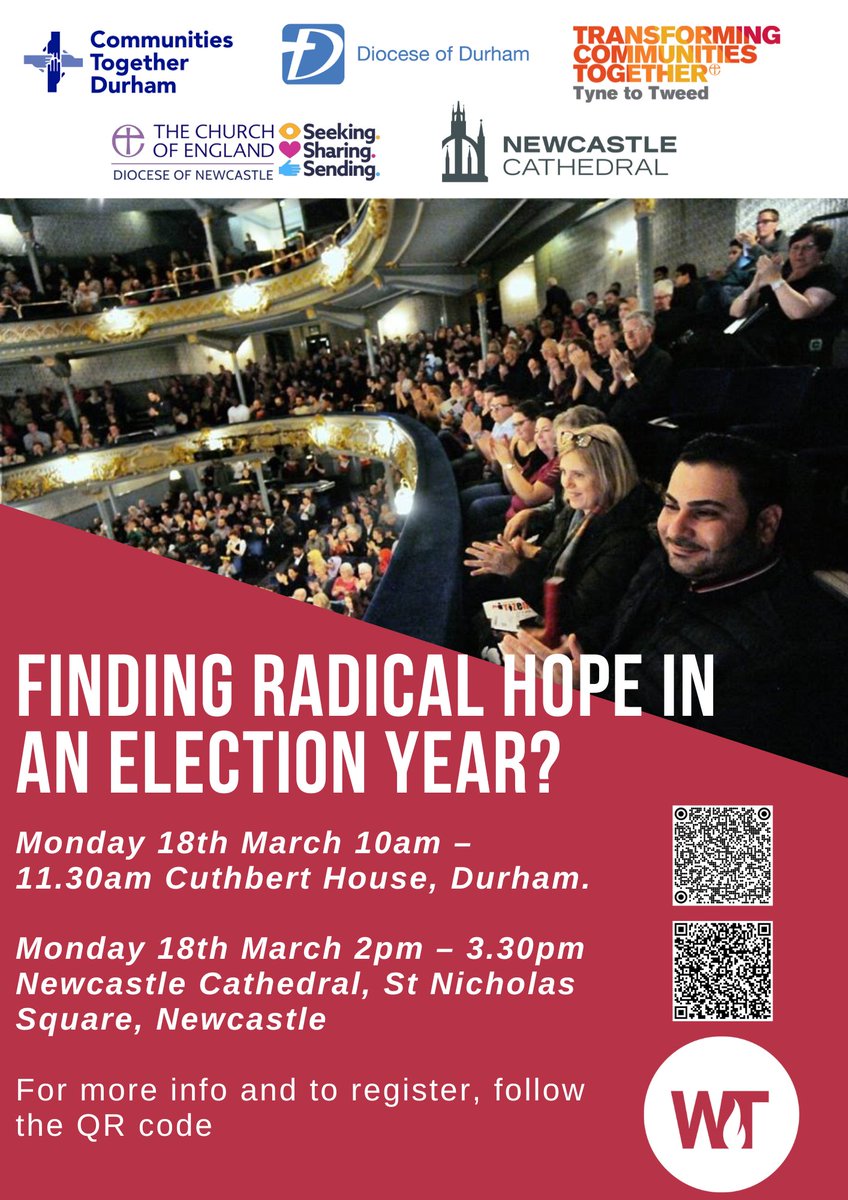 WTempleFdn's tweet photo. On 18th March @valbarron9 will host a "Radical Hope" gathering with partners in the North East, responding to issues of poverty &amp; injustice. You can read an intro to this work from Val on our blog https://t.co/iOHAq2MNAc @DrChrisRBaker @paradoxbridge @togetherdurham @nclcathedral https://t.co/61ordVwpxu
