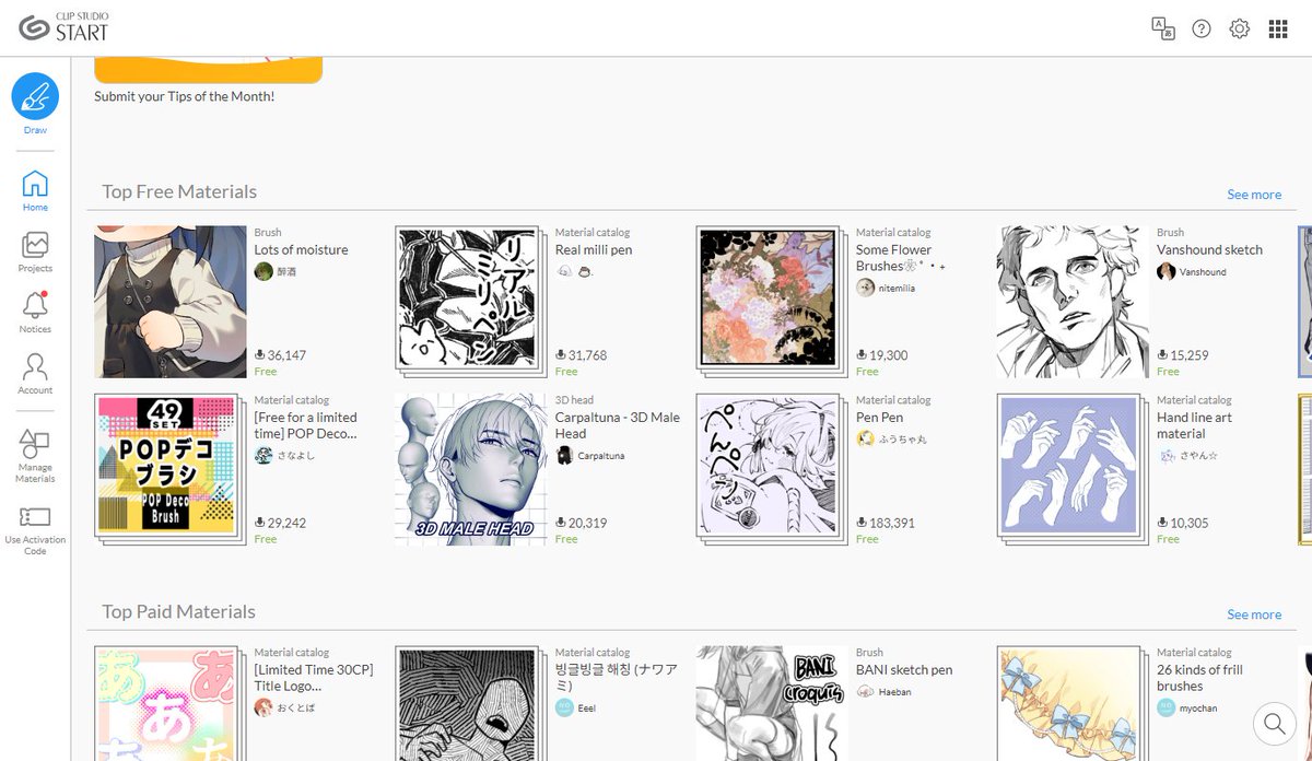 clipstudiopaint's tweet photo. We’ve launched a new service, Clip Studio Start! You can now find materials, tutorials, and our Q&amp;A section all in one place. 
https://t.co/FWOHn1NdYE https://t.co/VIcec1UAm6