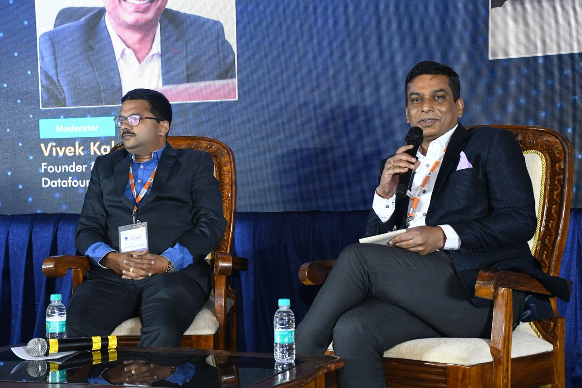 DeepTechSummits's tweet photo. Reflecting on an #illuminating #KeynoteInterview at the #AI &amp; #Cloud Summit!
We extend our heartfelt thanks to #Speaker Dr. Sunil Kumar Vuppala and #Moderator Vivek Kalagara for their enlightening discussion on "#EmbracingAI in the #Business."
#AIinBusiness #AIandCloud #DTS https://t.co/ORkFEHCGRK